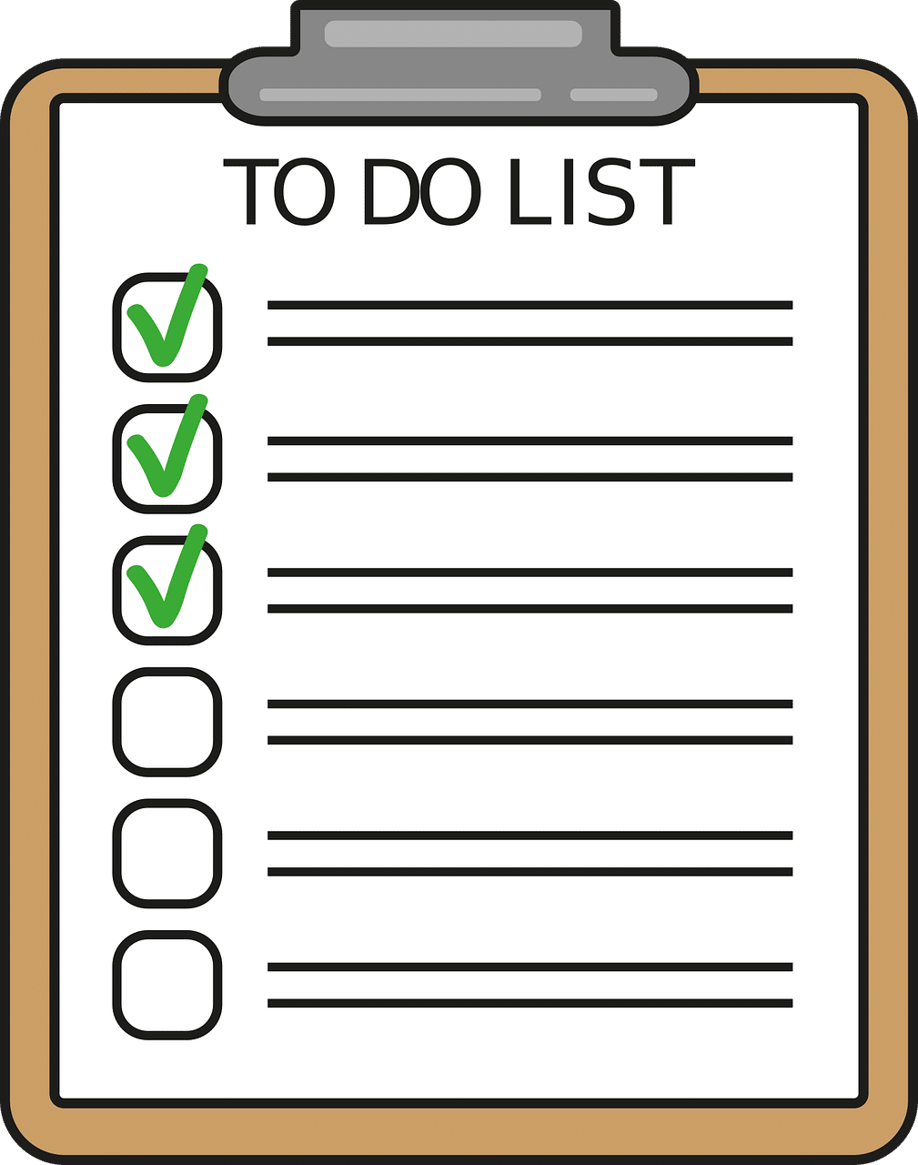 Umzug Checkliste